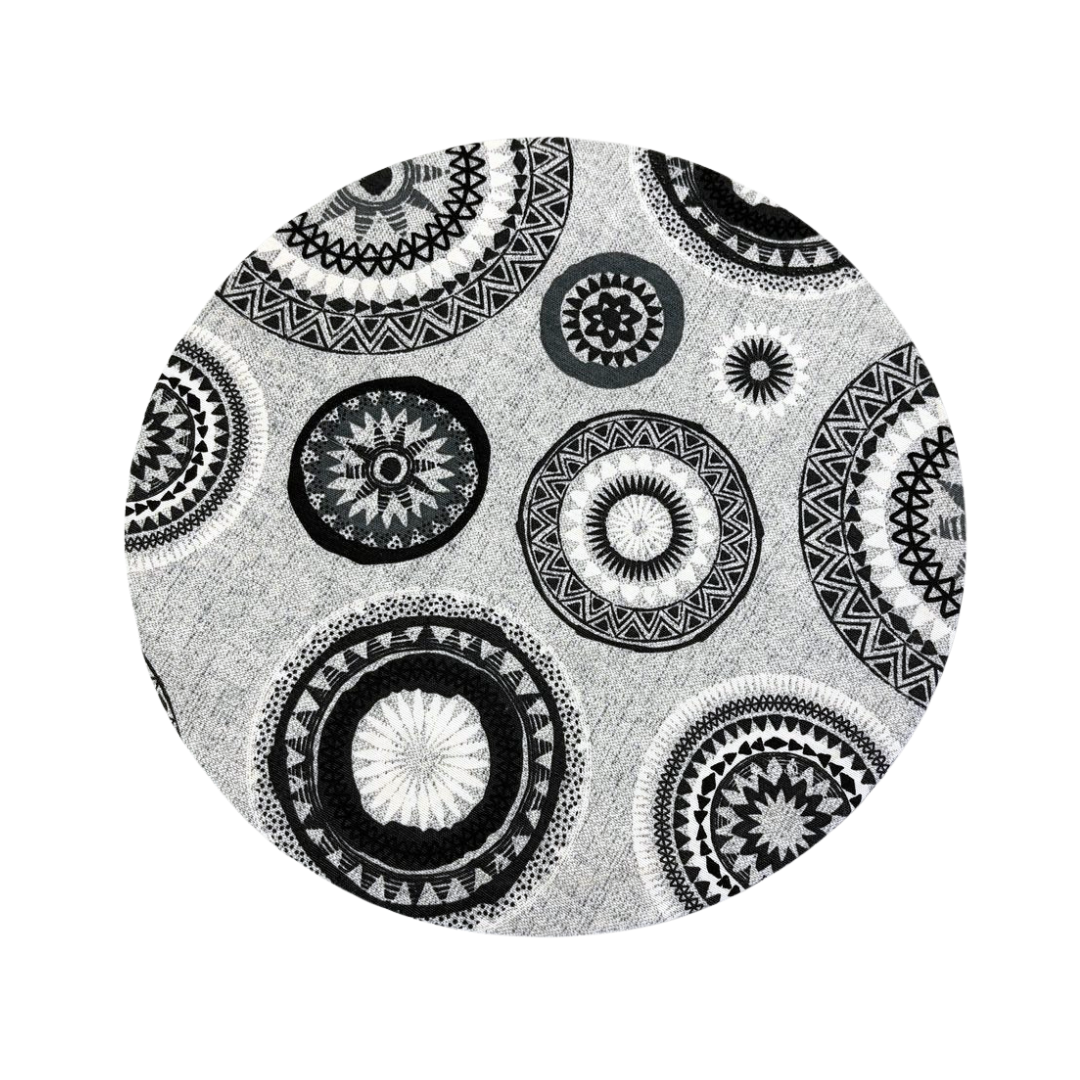 Set of poinsettia base plates