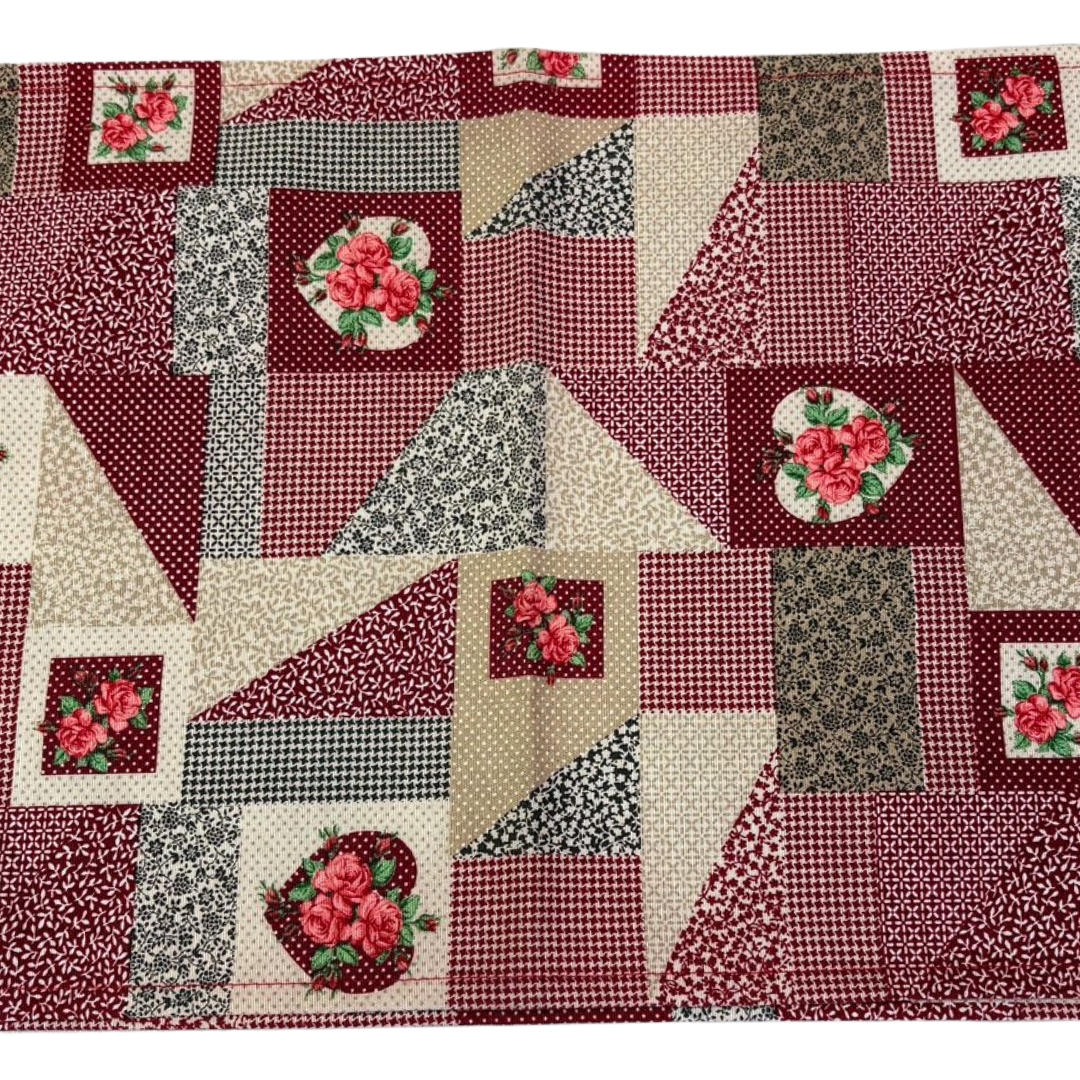 Camino Mesa Patchwork Vino