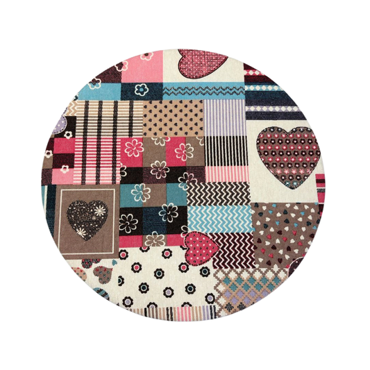 Set of poinsettia base plates