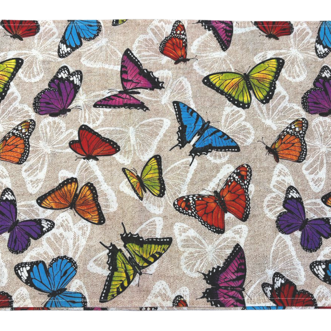 Set of poinsettia base plates