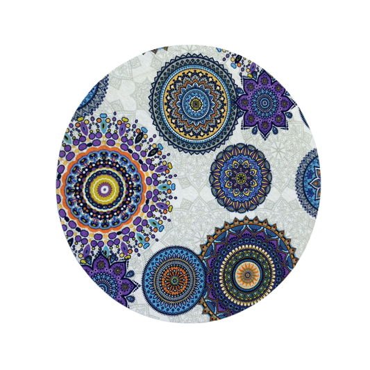 Funda para Plato Mandalas Morado