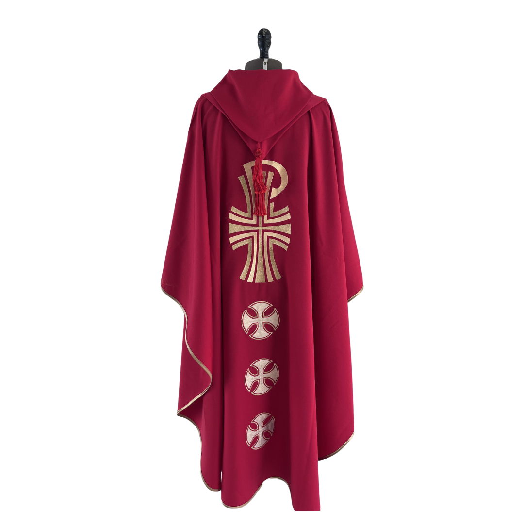 Ornamento Rojo Cruz P