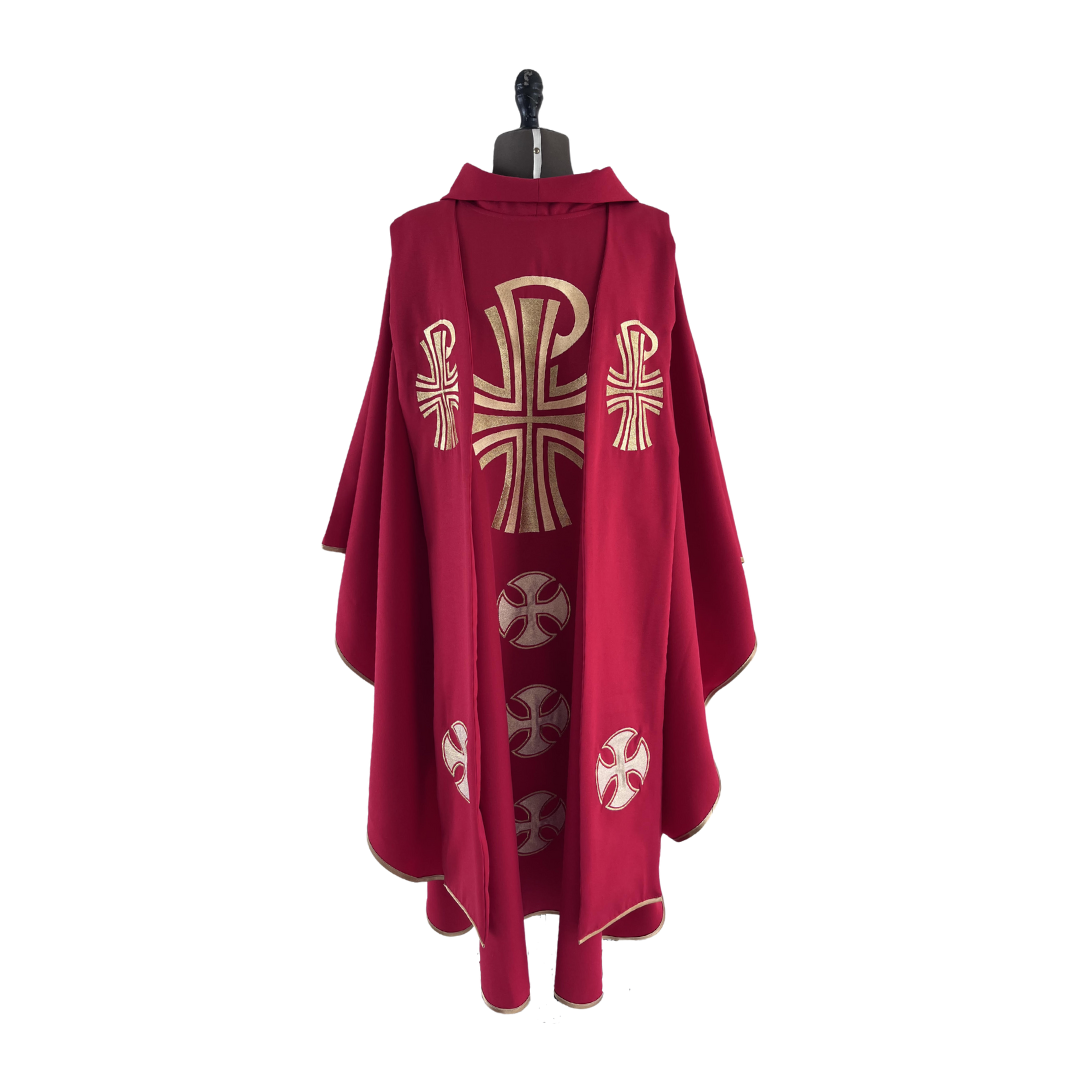 Ornamento Rojo Cruz P